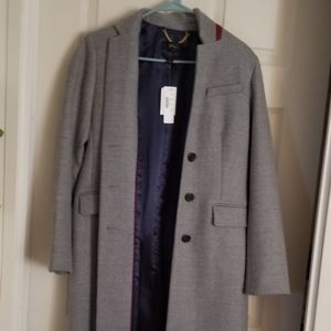 J Crew long coat with tags